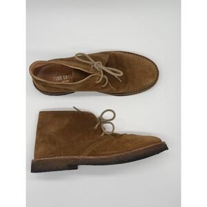 Todd Snyder Nomad Suede Chukka Boots Mens 8 Brown Crepe Sole Made in Italy